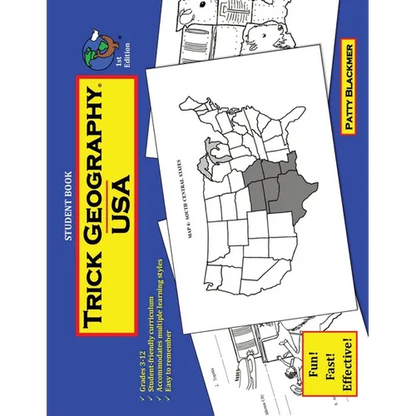 Trick Geography: USA--Student Book: Making things what they're not so you remember what they are! - Paperback