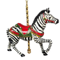 Resin Carousel Assortment Ornament - Zebra