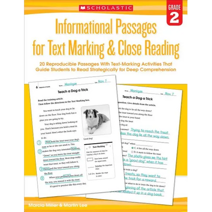 Informational Passages for Text Marking & Close Reading: Grade 2 - Paperback