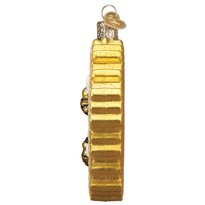 Honeycomb  Glass Ornament