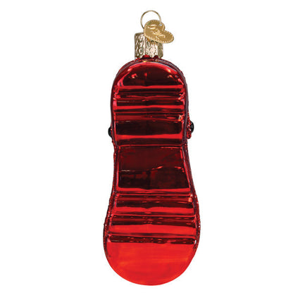 Rubber Clog Glass Ornament