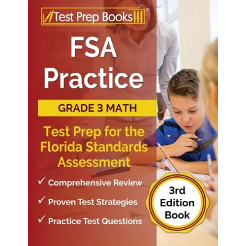 FSA Practice Grade 3 Math Test Prep for the Florida Standards Assessment [3rd Edition Book] - Paperback
