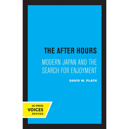 The After Hours: Modern Japan and the Search for Enjoyment - Paperback