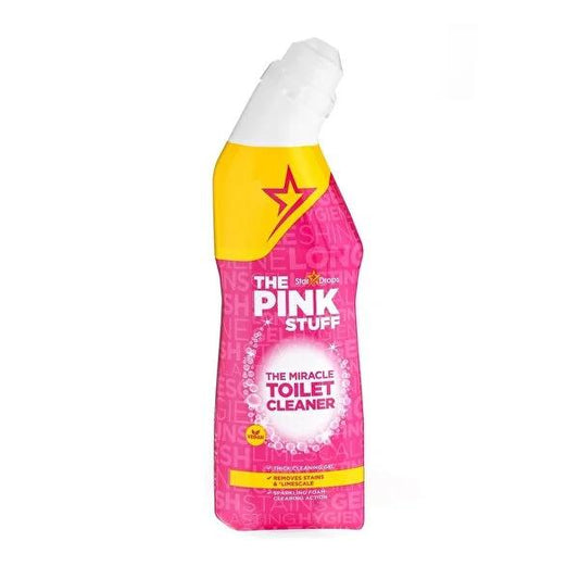 The Pink Stuff Toilet Cleaner Gel - Vegan, Fragranced, Limescale Prevention - 25.36 fl oz