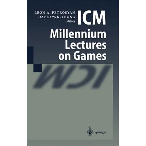 ICM Millennium Lectures on Games - Hardcover