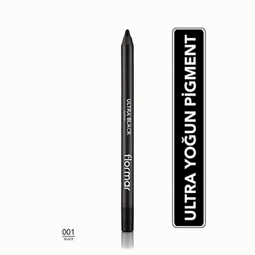 Flormar Ultra Pigmented Matte Eye Pencil - Intense Color, Soft Tip Eyeliner for Dramatic Eye Makeup