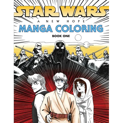 Star Wars Manga Coloring - Paperback