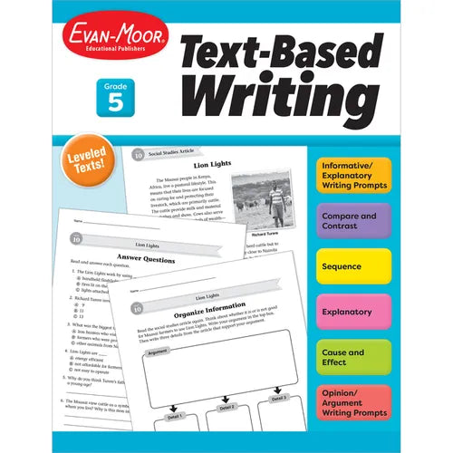 Text-Based Writing, Grade 5 Teacher Resource - Paperback
