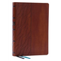 Encountering God Study Bible: Insights from Blackaby Ministries on Living Our Faith (Nkjv, Brown Leathersoft, Red Letter, Comfort Print) - Imitation Leather