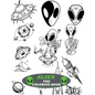 Alien the Coloring Book: Amazing kids Coloring Book with Fun Easy and Relaxing Coloring Pages Alien Inspired Scenes and Designs for Stress. - Paperback