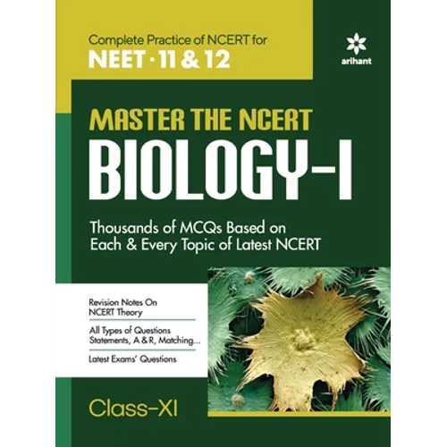 Master The NCERT for NEET Biology - Vol.1 - Paperback