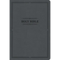 KJV Large Print Thinline Bible, Value Edition, Charcoal Leathertouch - Imitation Leather
