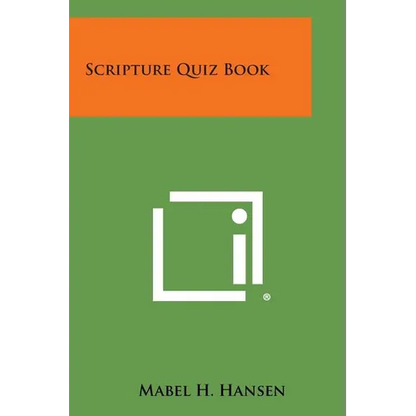 Scripture Quiz Book - Paperback