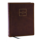 The Prayer Bible: Pray God's Word Cover to Cover (Nkjv, Brown Leathersoft, Red Letter, Comfort Print) - Imitation Leather