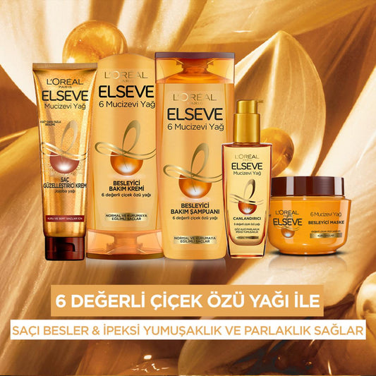 L'Oreal Paris Elseve Hair Care Cream - Nourishing Jojoba Oil for Dry & Damaged Hair, 5.07 fl oz