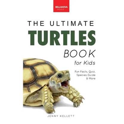 Turtles The Ultimate Turtles Book: Interactive Marine Life Guide with 100+ Facts, Species Photos, Ocean Conservation Quiz & Puzzle for Ages 8-12 - Hardcover