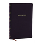 NKJV Personal Size Large Print Bible with 43,000 Cross References, Black Leathersoft, Red Letter, Comfort Print (Thumb Indexed) - Imitation Leather