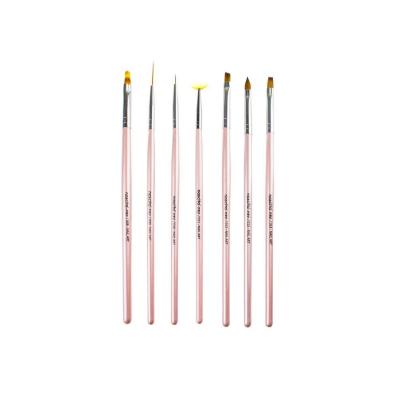 Nascita 7-Piece Nail Art Brush Set - Professional Nail Decoration Tools for Detailed Designs