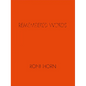 Roni Horn: Remembered Words - Hardcover