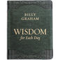 Wisdom for Each Day (Large Text Leathersoft): Daily Devotions to Guide Your Life and Grow Your Faith (a 365-Day Devotional) - The Perfect Father's Day - Imitation Leather