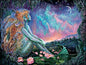 Birthday Card - Mermaid Pool