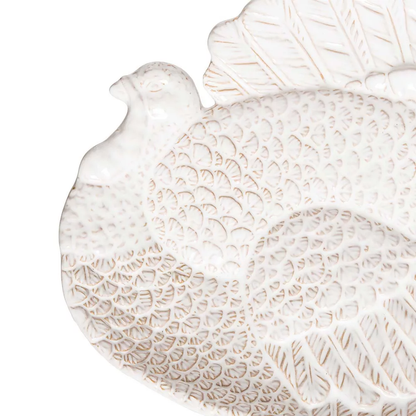 White Turkey Platter