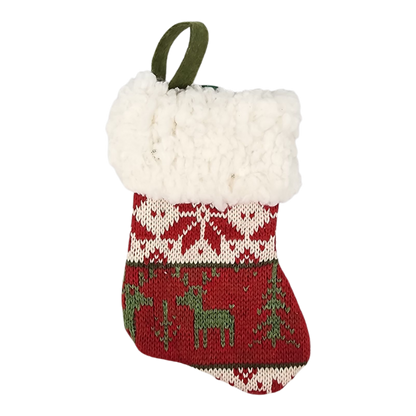 Charming 6 Inch Knit Stocking -