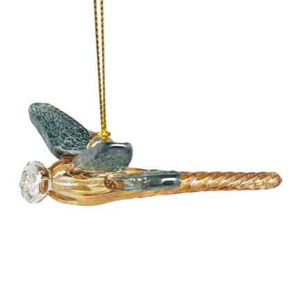 Egyptian Glass Dragon Fly - Green Wings