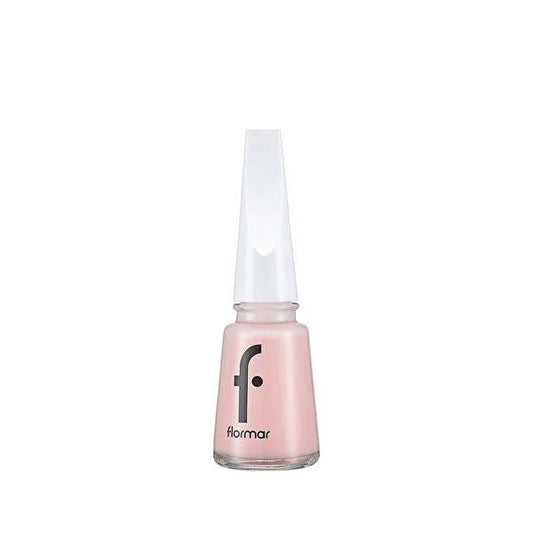 Flormar Nail Enamel - Rose Coral, Easy Application, Shiny Finish Nail Polish