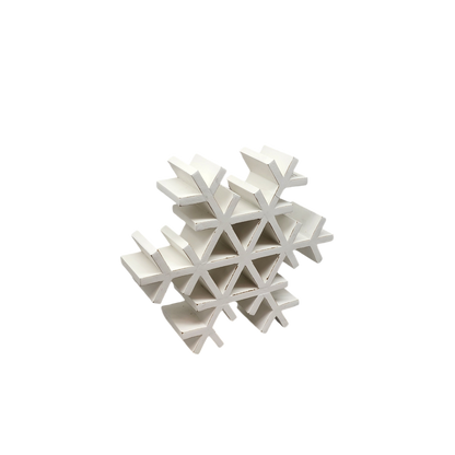 Wood Tabletop Snowflake -
