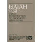 Isaiah 1-39: An Introduction to Prophetic Literature - Paperback