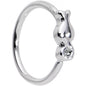 20G 5/16 Tiny Tulip Flower Seamless Circular Ring