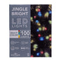 Jingle Bright 100 LED Light Set - Multicolor - Green Wire