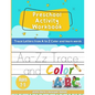 Preschool Activity Workbook: Trace Letters from A to Z Color & learn words Ages 2-5 - Paperback