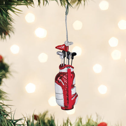 Fairway Charm Glass Ornament