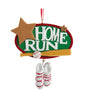 Baseball " Home Run" Ornament