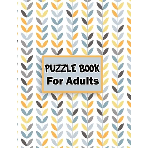 Puzzle book for adults: 80 Mixed puzzle book - Soduko, word search, CodeWord and Kriss Kross 102 pages - Paperback