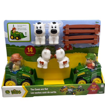 John Deere The Cows Are Out Playset