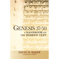 Genesis 37-50: A Handbook on the Hebrew Text - Paperback