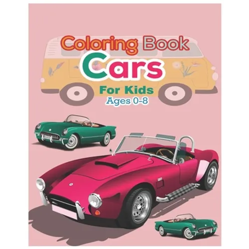 Coloring book Cars for kids Ages 0-8 - Paperback