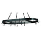 Old Dutch Oval Matte Black Hanging Pot Rack