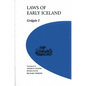 Laws of Early Iceland: Gragas II Volume 2 - Paperback