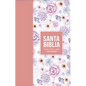 Biblia Rvr 1960 Letra Grande Tamaño Manual Símil Piel Rosa Claro( Bible Rvr 1960 Large Print Handsize Leatherlike Butterfly Light Pink (Spanish Editio - Leather