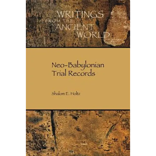 Neo-Babylonian Trial Records - Paperback