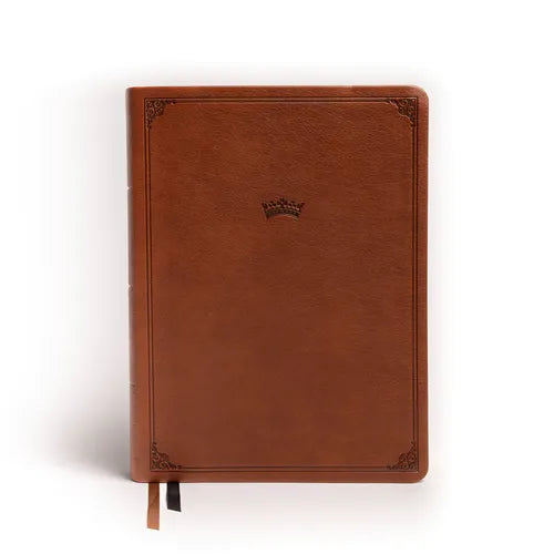 NASB Tony Evans Study Bible, Brown Leathertouch, Indexed: Advancing God's Kingdom Agenda - Imitation Leather