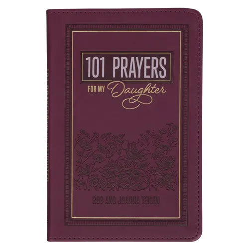 Gift Book 101 Prayers for My Daughter Faux Leather - Leather