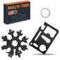 18 in 1 Multi Tool Black Stocking Stuffers Gifts for Men Dad