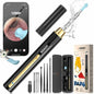P8 Ear Cleaner Camera 1296P HD WiFi Otoscope Light Gold New