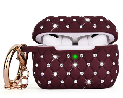 CAGOS AirPods Pro Case Bling Crystal Sparkle Protective Cover Cute