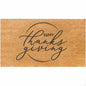 THEODORE MAGNUS 1 Count Fall Coir Non-Slip Outdoor Door Mat Welcome